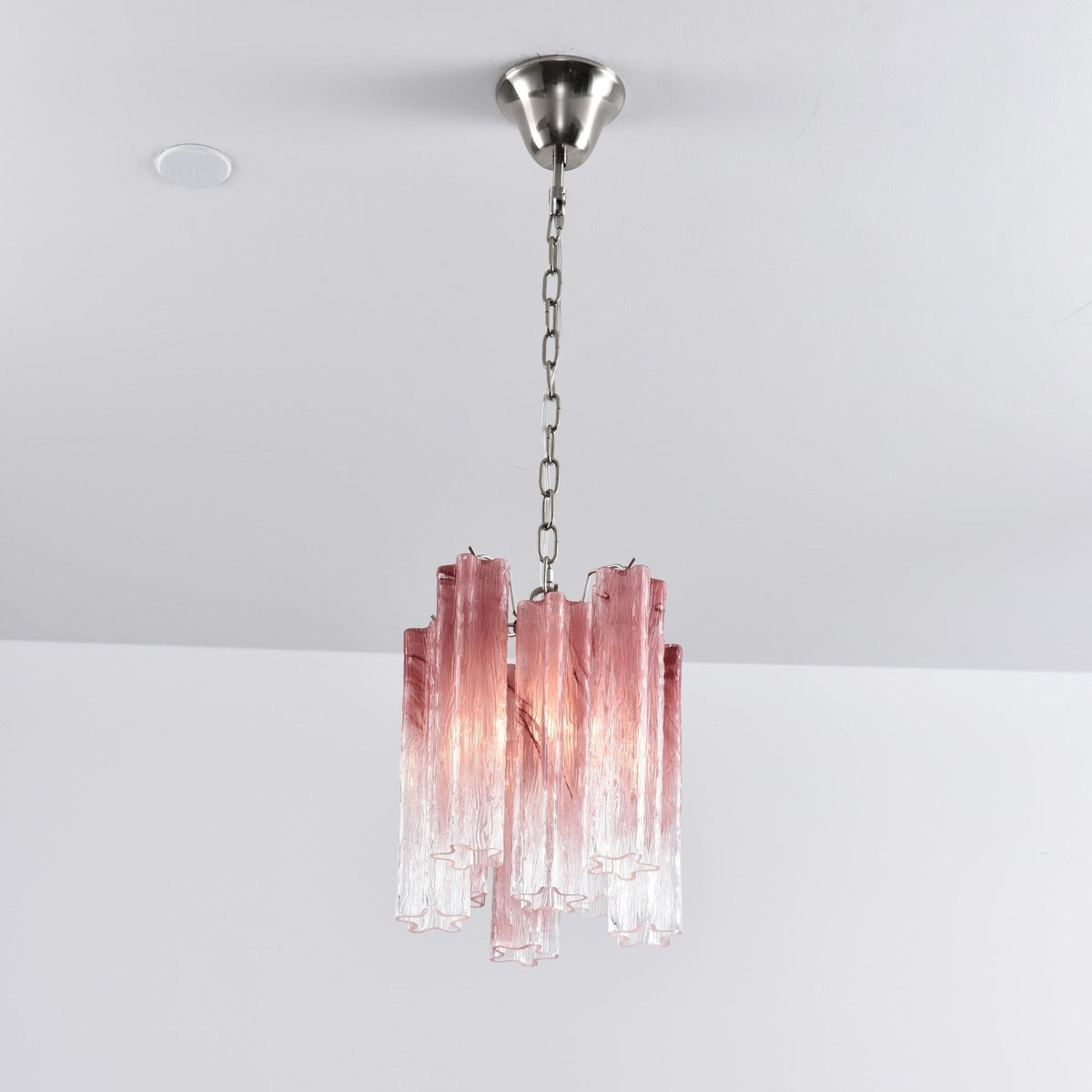 Aurora Lustre Rose Dégradé Murano Verre - Neutralighting