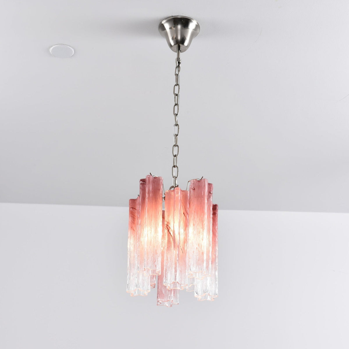 Aurora Lustre Rose Dégradé Murano Verre - Neutralighting