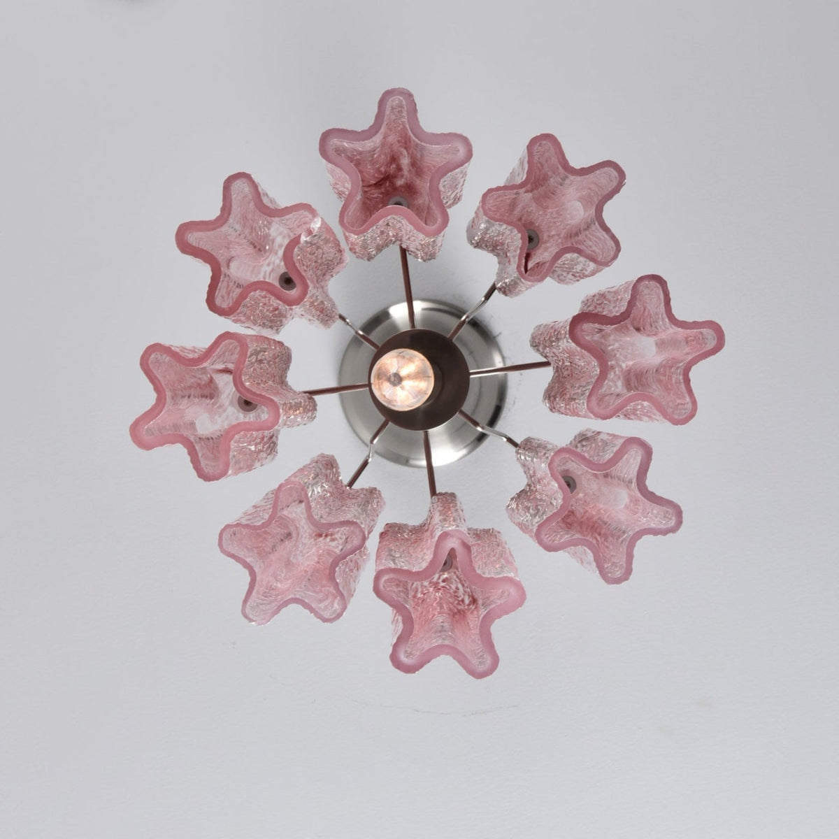 Aurora Lustre Rose Dégradé Murano Verre - Neutralighting