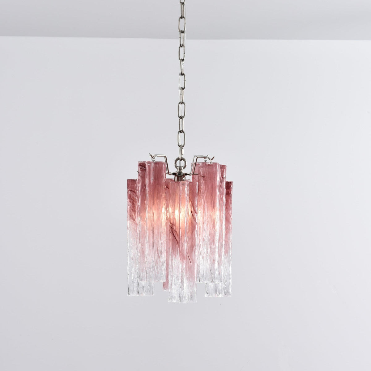 Aurora Lustre Rose Dégradé Murano Verre - Neutralighting