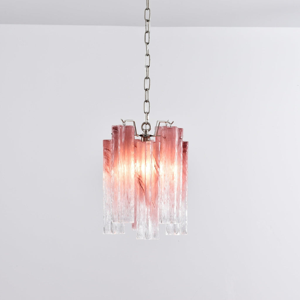 Aurora Lustre Rose Dégradé Murano Verre - Neutralighting