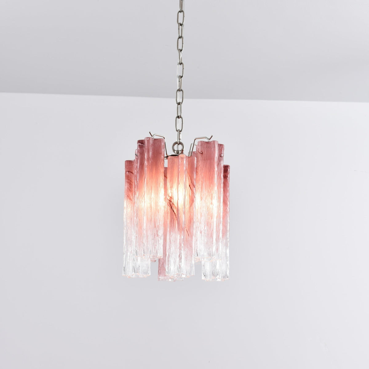 Aurora Lustre Rose Dégradé Murano Verre - Neutralighting