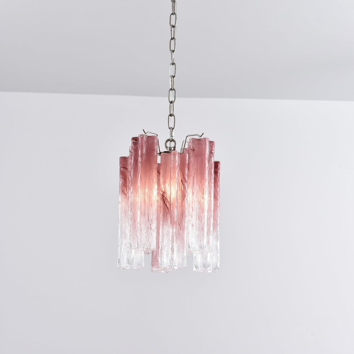 Aurora Lustre Rose Dégradé Murano Verre - Neutralighting