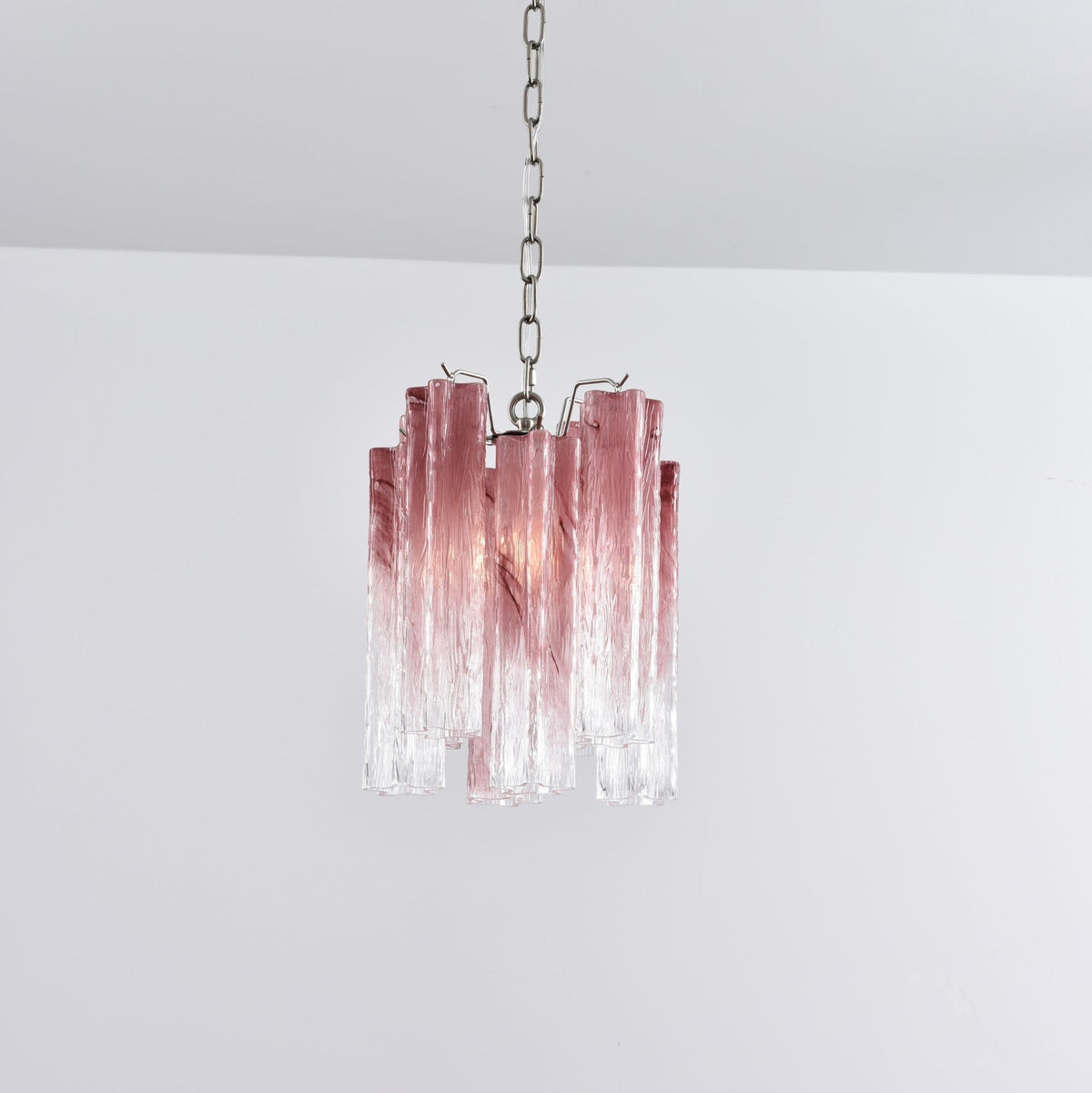 Aurora Lustre Rose Dégradé Murano Verre - Neutralighting
