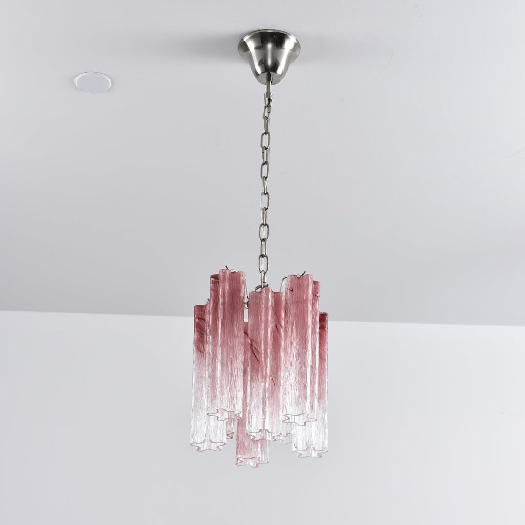 Aurora Lustre Rose Dégradé Murano Verre - Neutralighting