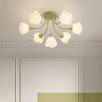 Rose Plafonnier Pétales Sculptés Lueur Douce - Neutralighting