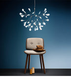 Lustra Chandelier Rose Gold Firefly LED Branch - Neutralighting