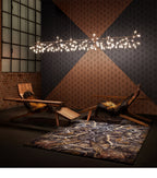 Lustra Chandelier Rose Gold Firefly LED Branch - Neutralighting