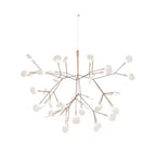 Lustra Chandelier Rose Gold Firefly LED Branch - Neutralighting