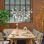 Lustra Chandelier Rose Gold Firefly LED Branch - Neutralighting