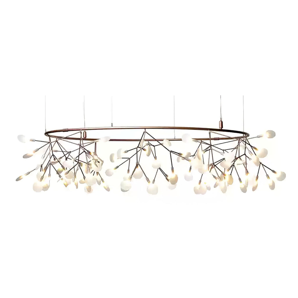 Lustra Chandelier Rose Gold Firefly LED Branch - Neutralighting