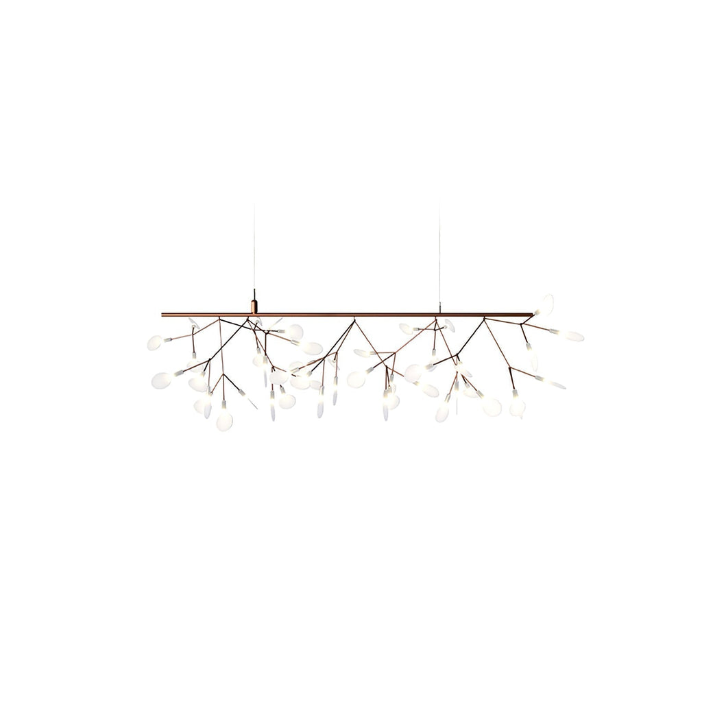Lustra Chandelier Rose Gold Firefly LED Branch - Neutralighting