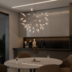Lustra Chandelier Rose Gold Firefly LED Branch - Neutralighting