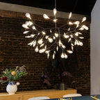 Lustra Chandelier Rose Gold Firefly LED Branch - Neutralighting