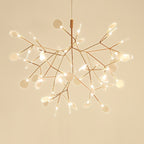 Lustra Chandelier Rose Gold Firefly LED Branch - Neutralighting