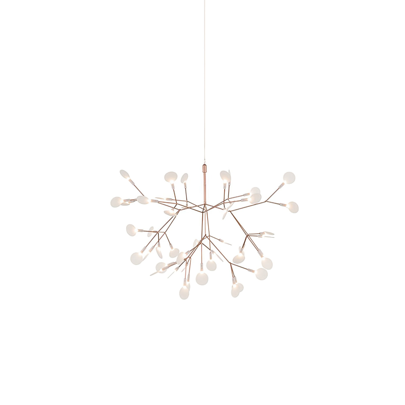 Lustra Chandelier Rose Gold Firefly LED Branch - Neutralighting