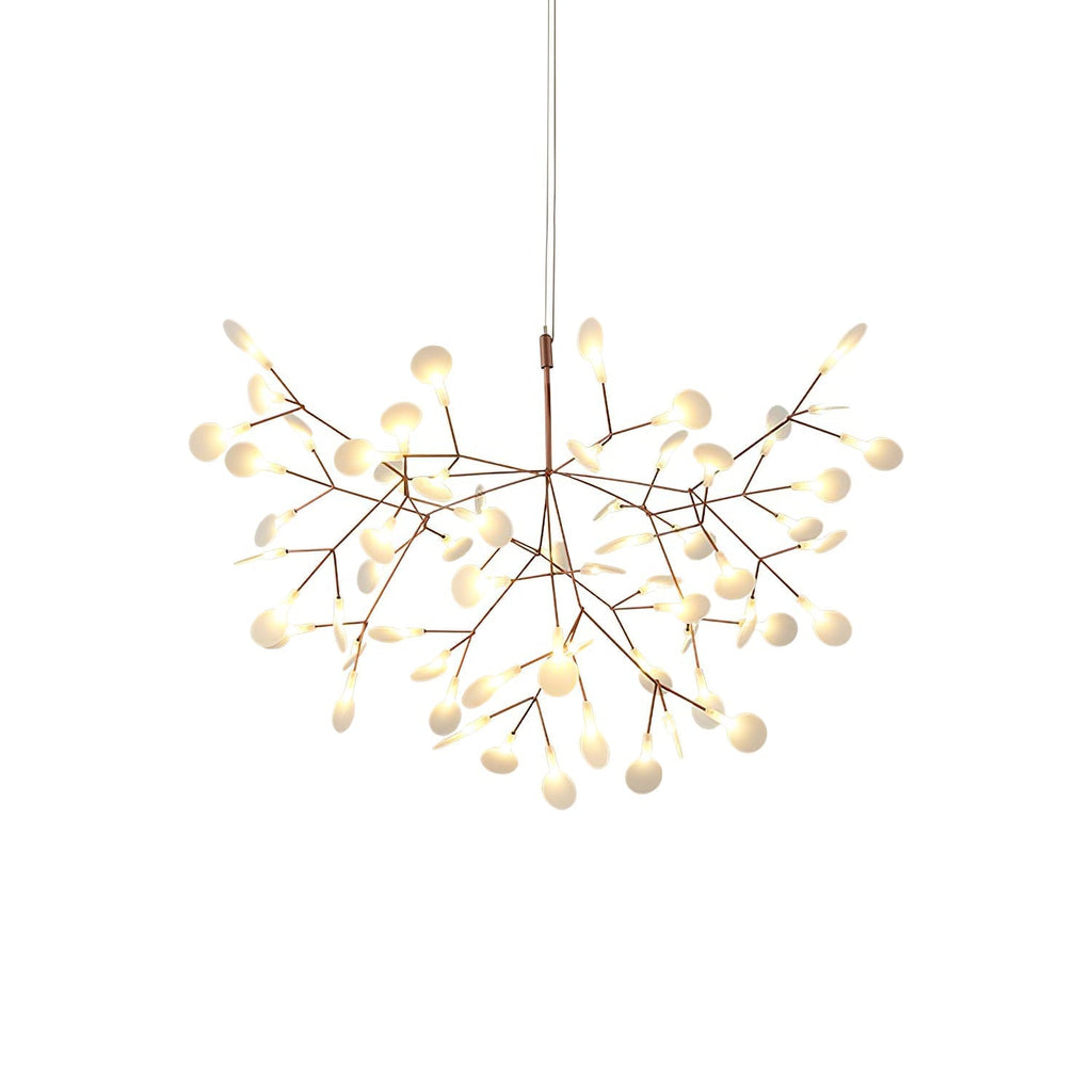 Lustra Chandelier Rose Gold Firefly LED Branch - Neutralighting