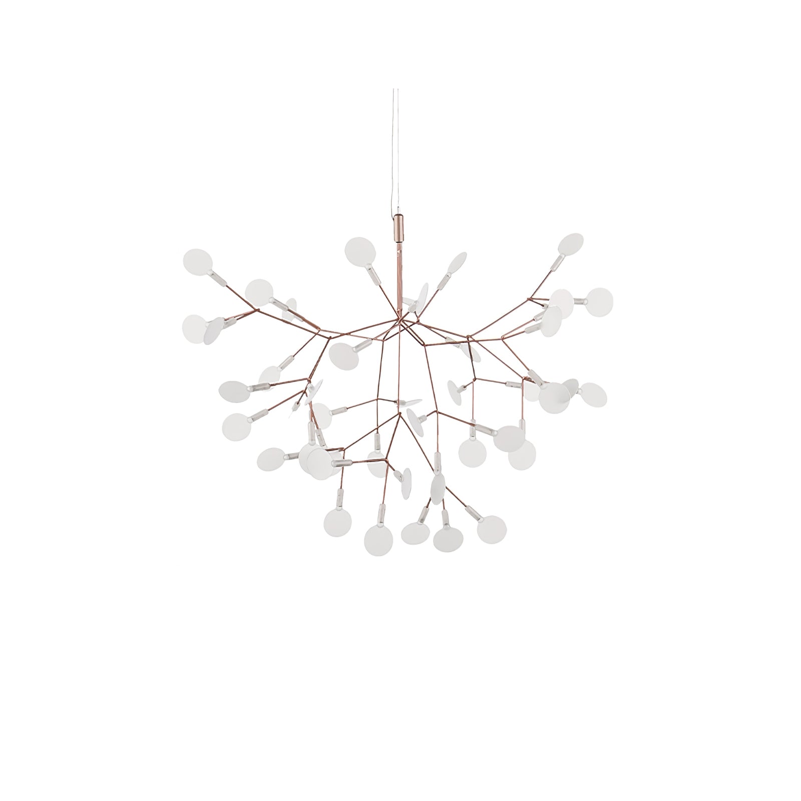 Lustra Chandelier Rose Gold Firefly LED Branch - Neutralighting