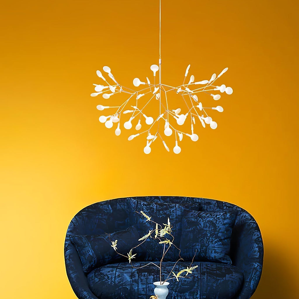 Lustra Chandelier Rose Gold Firefly LED Branch - Neutralighting
