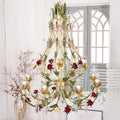 Lustra Lustre Laiton Florale Rose Cristal Bougie - Neutralighting