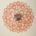 Aurora Lustre Rose Verre Tubes Superposé Moderne - Neutralighting