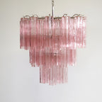 Aurora Lustre Rose Verre Tubes Superposé Moderne - Neutralighting