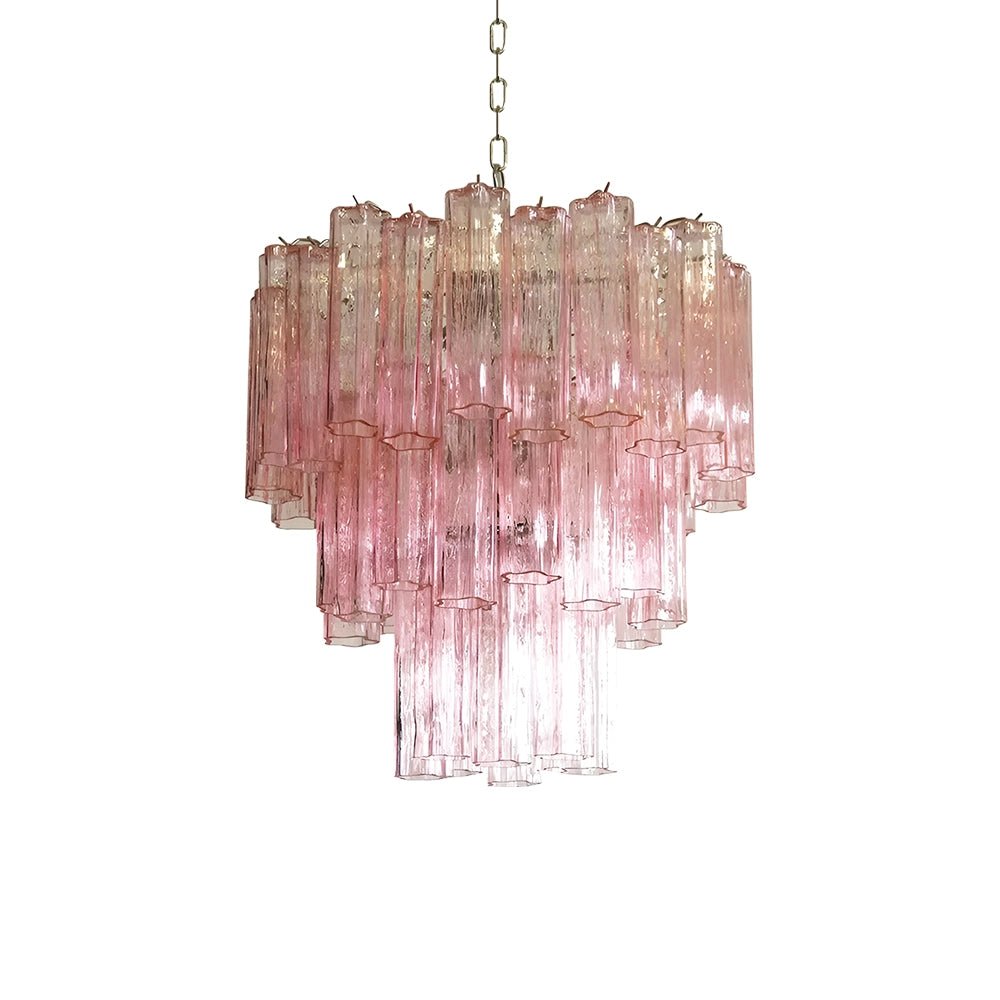 Aurora Lustre Rose Verre Tubes Superposé Moderne - Neutralighting