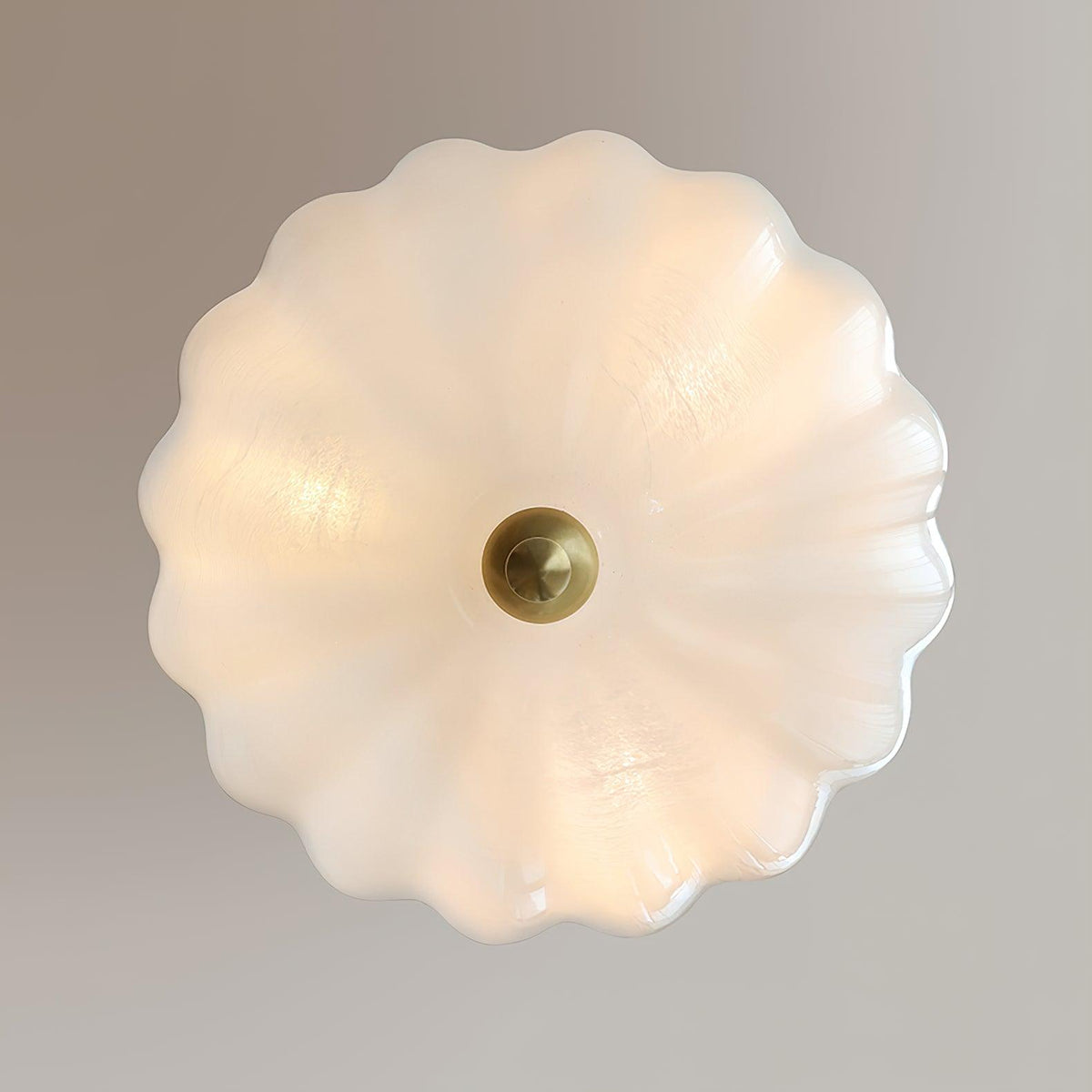 Lustra Lustre Verre Bol Laiton Chaîne - Neutralighting