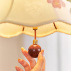 Roselle Lampe Pendante Élégance Florale Brodée - Neutralighting