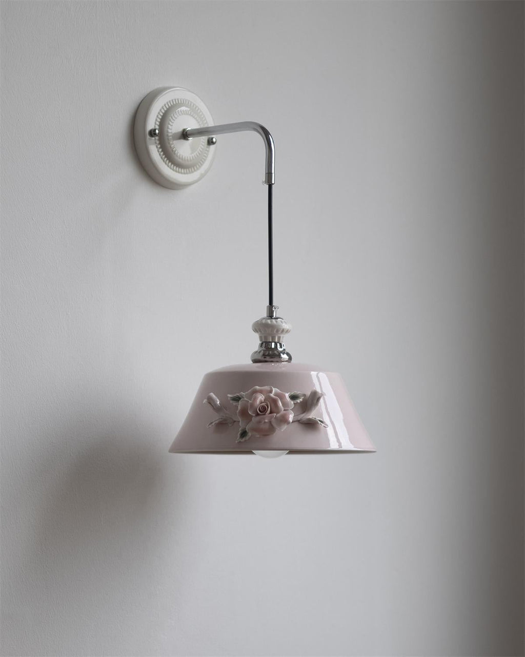 Roselune Applique Murale Porcelaine Florale Romance - Neutralighting