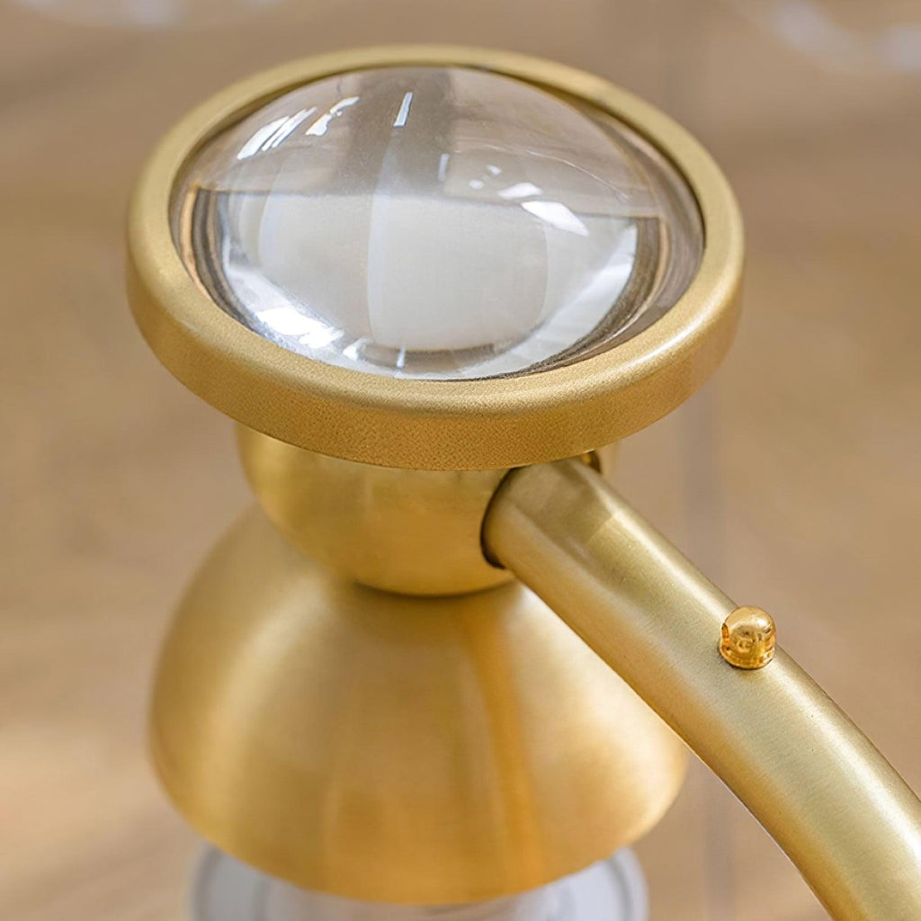 Landi Lustre Pétales en Verre Rose Drapés - Neutralighting