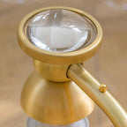Landi Lustre Pétales en Verre Rose Drapés - Neutralighting