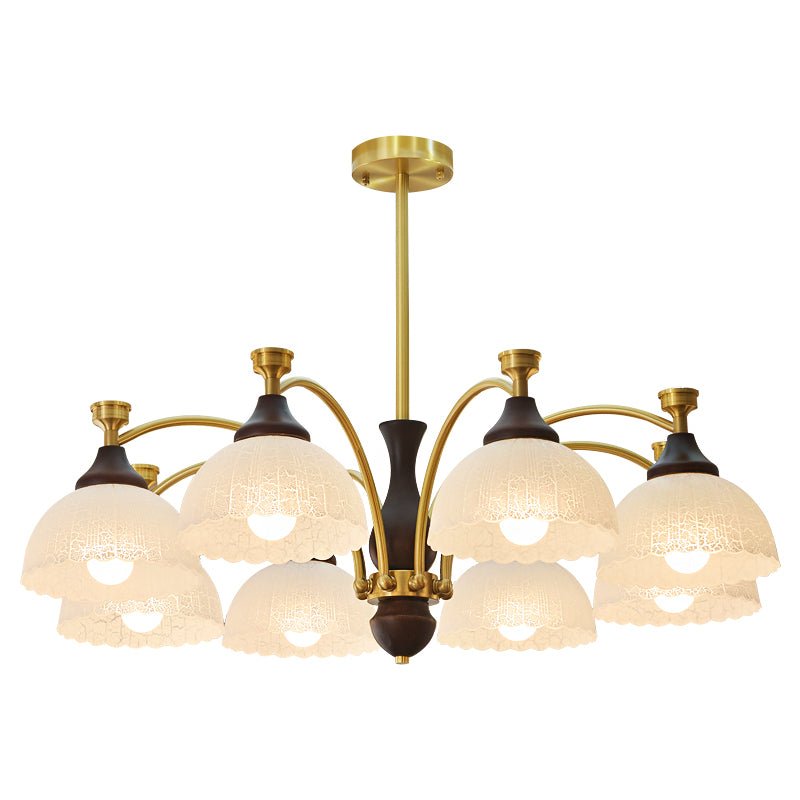 Avvynila Lustre Vintage Élégant en Laiton et Bois - Neutralighting