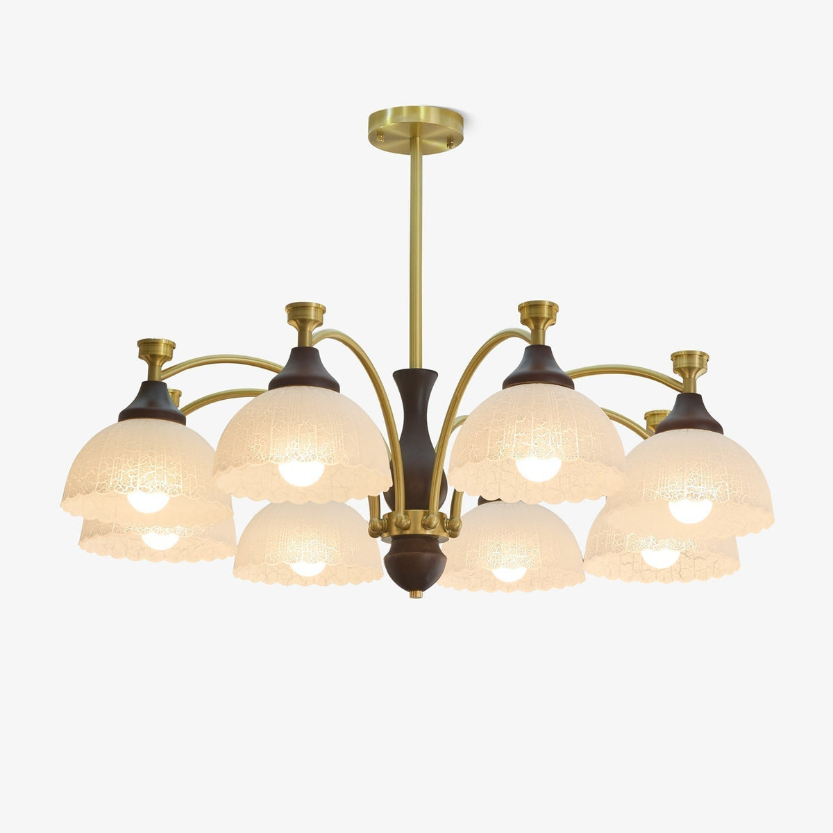 Avvynila Lustre Vintage Élégant en Laiton et Bois - Neutralighting