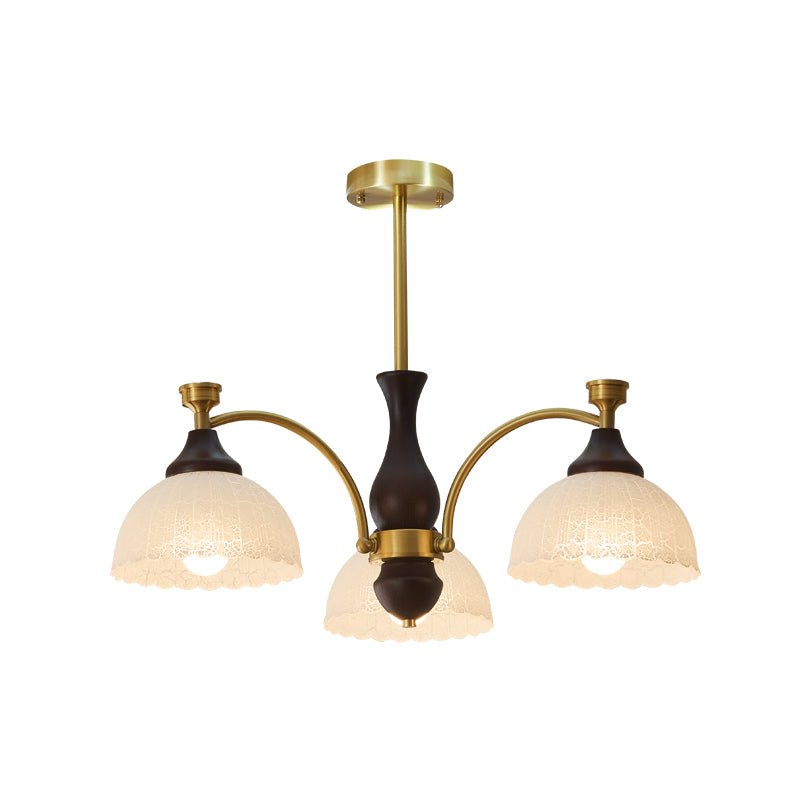 Avvynila Lustre Vintage Élégant en Laiton et Bois - Neutralighting