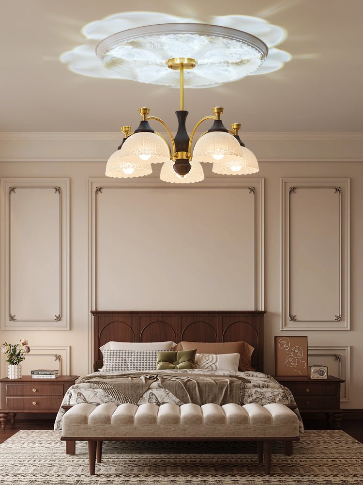 Avvynila Lustre Vintage Élégant en Laiton et Bois - Neutralighting