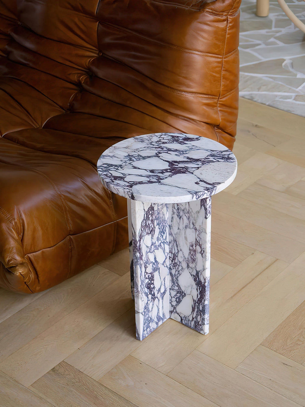 Acariel Table D'appoint en Marbre Minimaliste Moderne Accessoires - Neutralighting