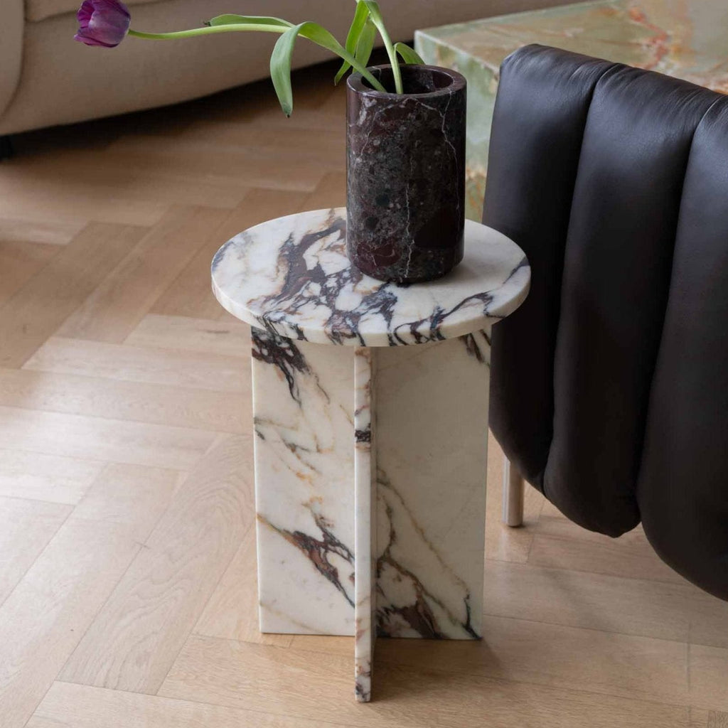 Acariel Table D'appoint en Marbre Minimaliste Moderne Accessoires - Neutralighting