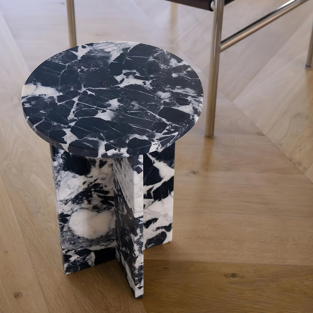 Acariel Table D'appoint en Marbre Minimaliste Moderne Accessoires - Neutralighting