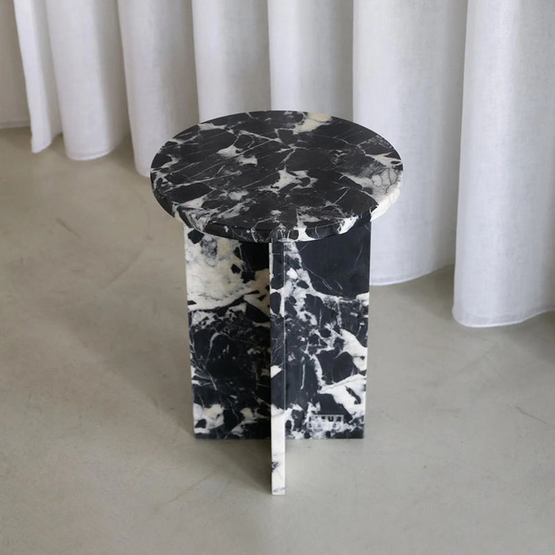 Acariel Table D'appoint en Marbre Minimaliste Moderne Accessoires - Neutralighting
