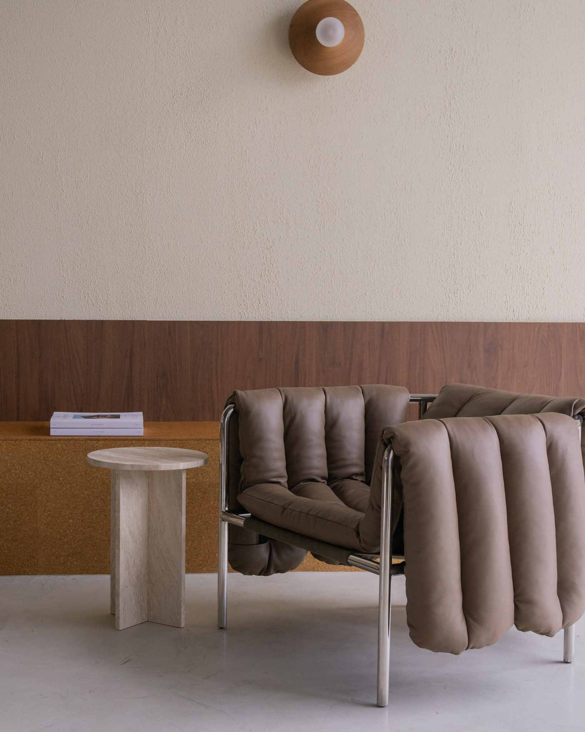 Acariel Table D'appoint en Marbre Minimaliste Moderne Accessoires - Neutralighting