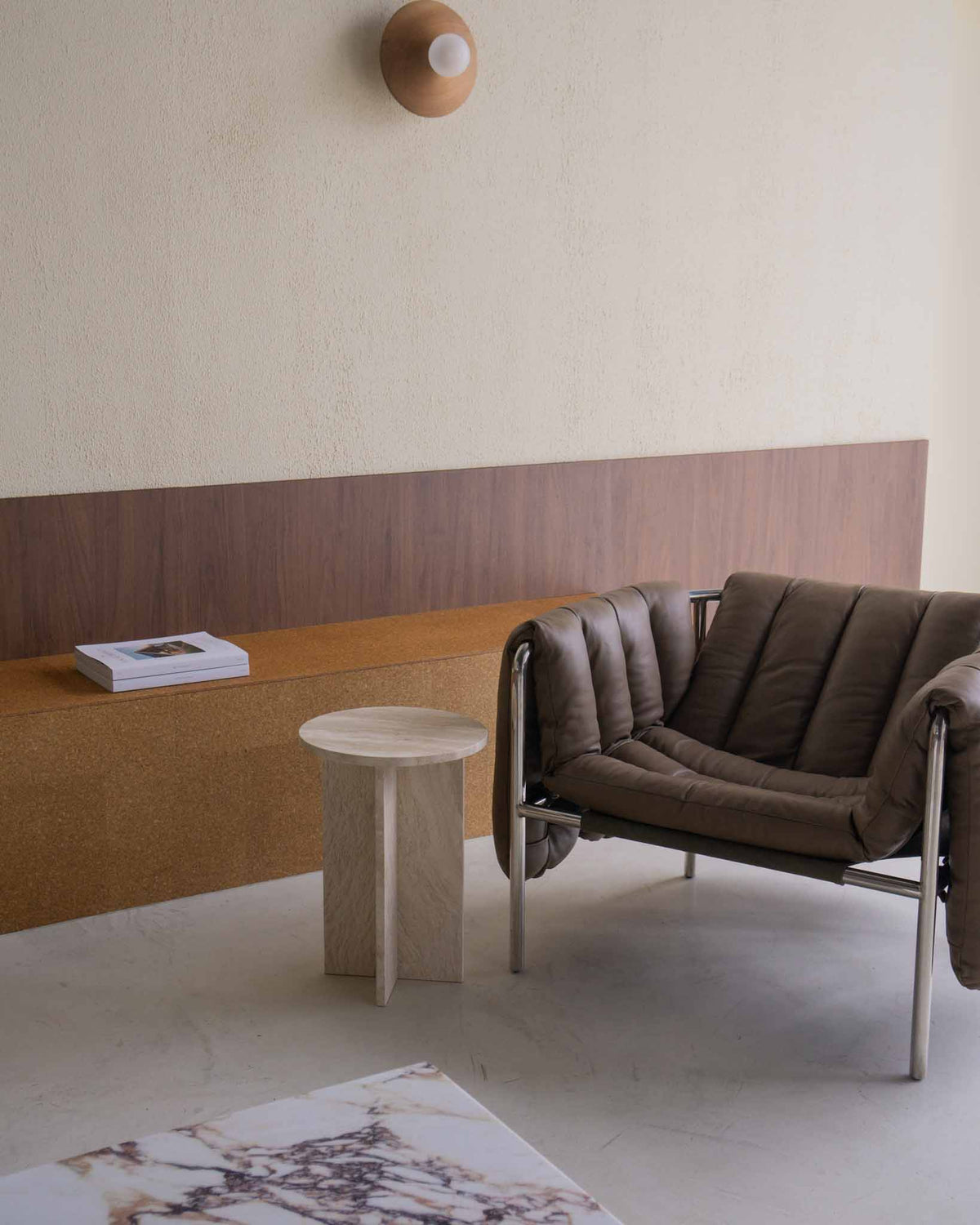 Acariel Table D'appoint en Marbre Minimaliste Moderne Accessoires - Neutralighting