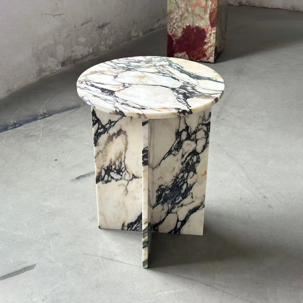 Acariel Table D'appoint en Marbre Minimaliste Moderne Accessoires - Neutralighting