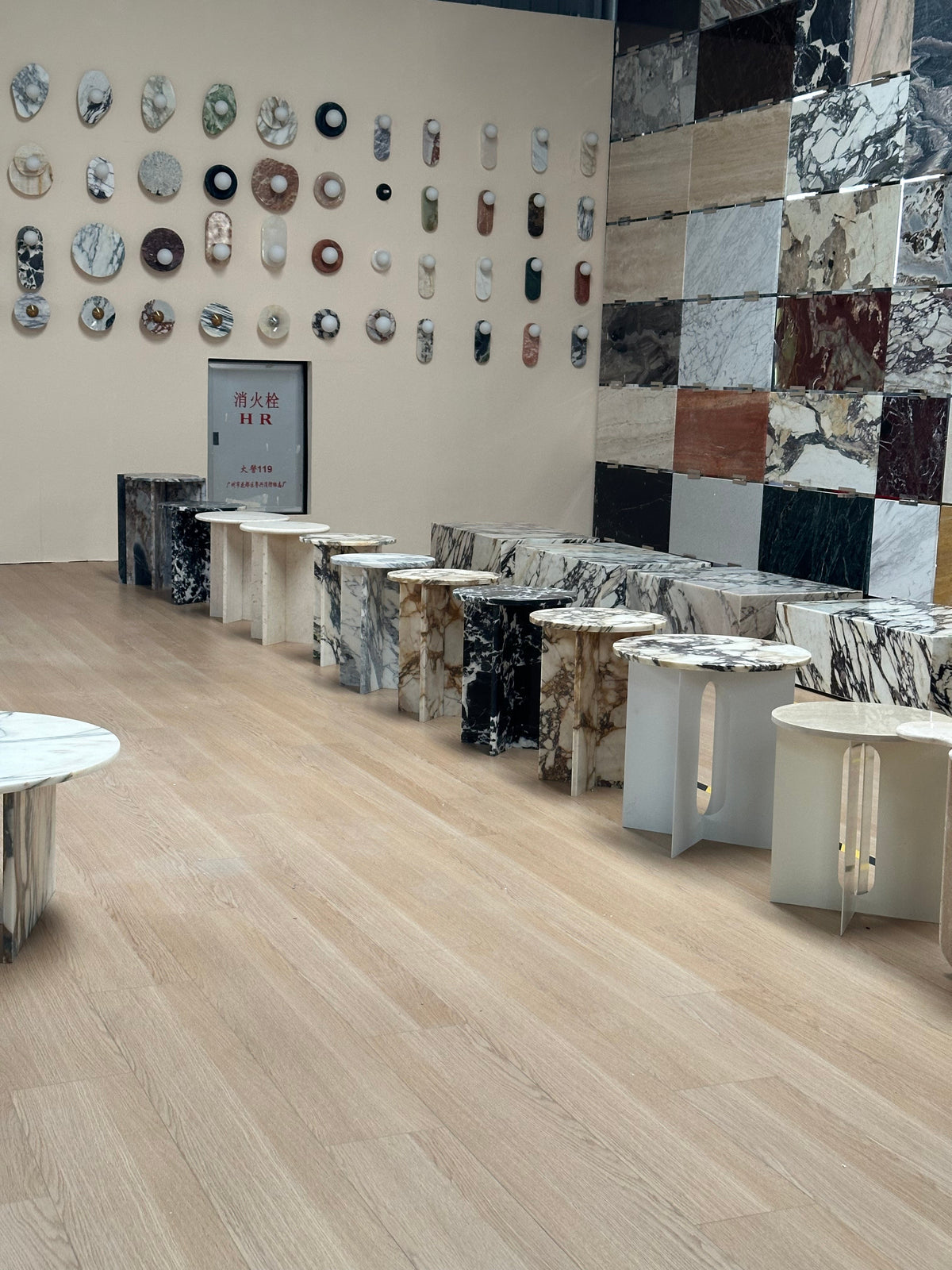 Acariel Table D'appoint en Marbre Minimaliste Moderne Accessoires - Neutralighting