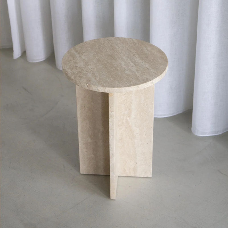 Acariel Table D'appoint en Marbre Minimaliste Moderne Accessoires - Neutralighting