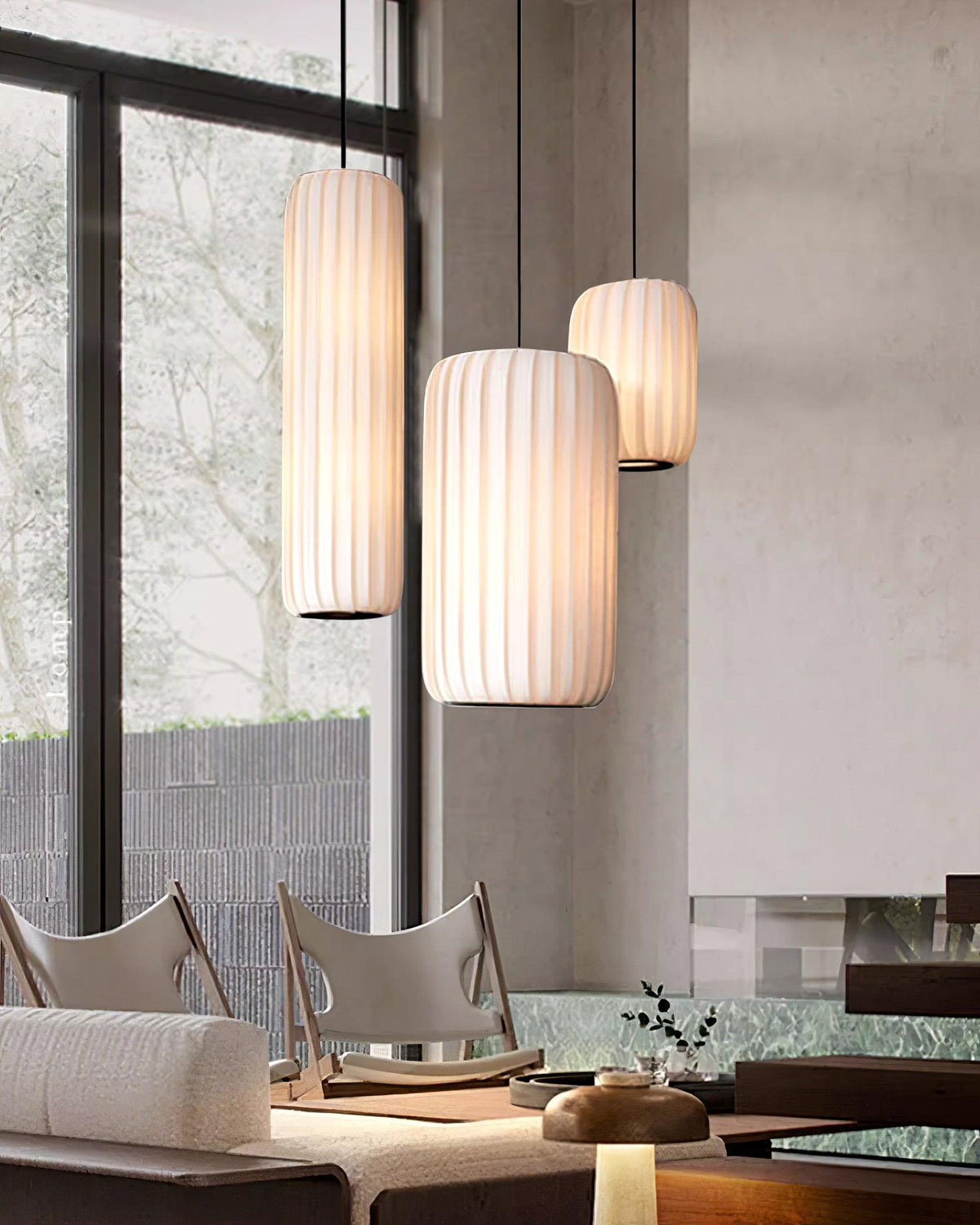 Rinwa Lampe Suspension Trois Styles - Neutralighting