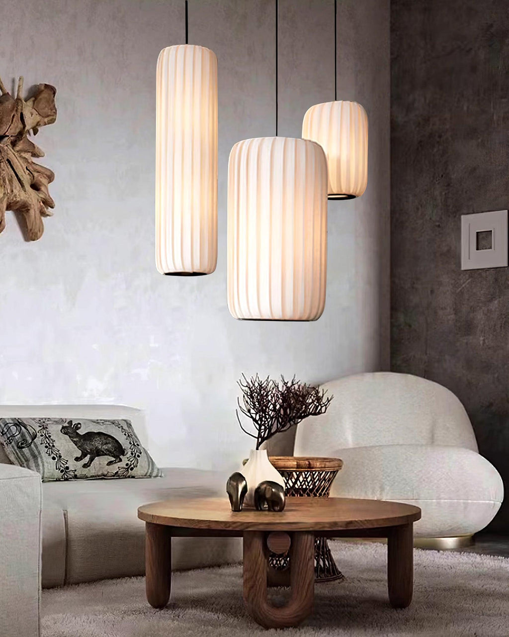 Rinwa Lampe Suspension Trois Styles - Neutralighting