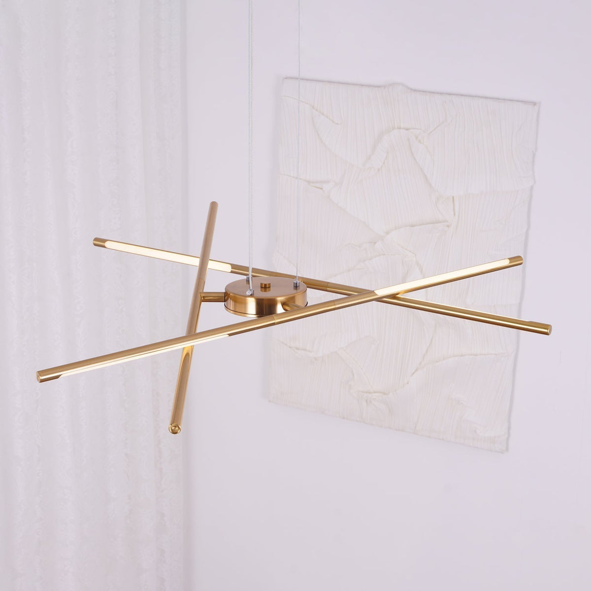 Lustra Chandelier LED Rotatif Moderne - Neutralighting