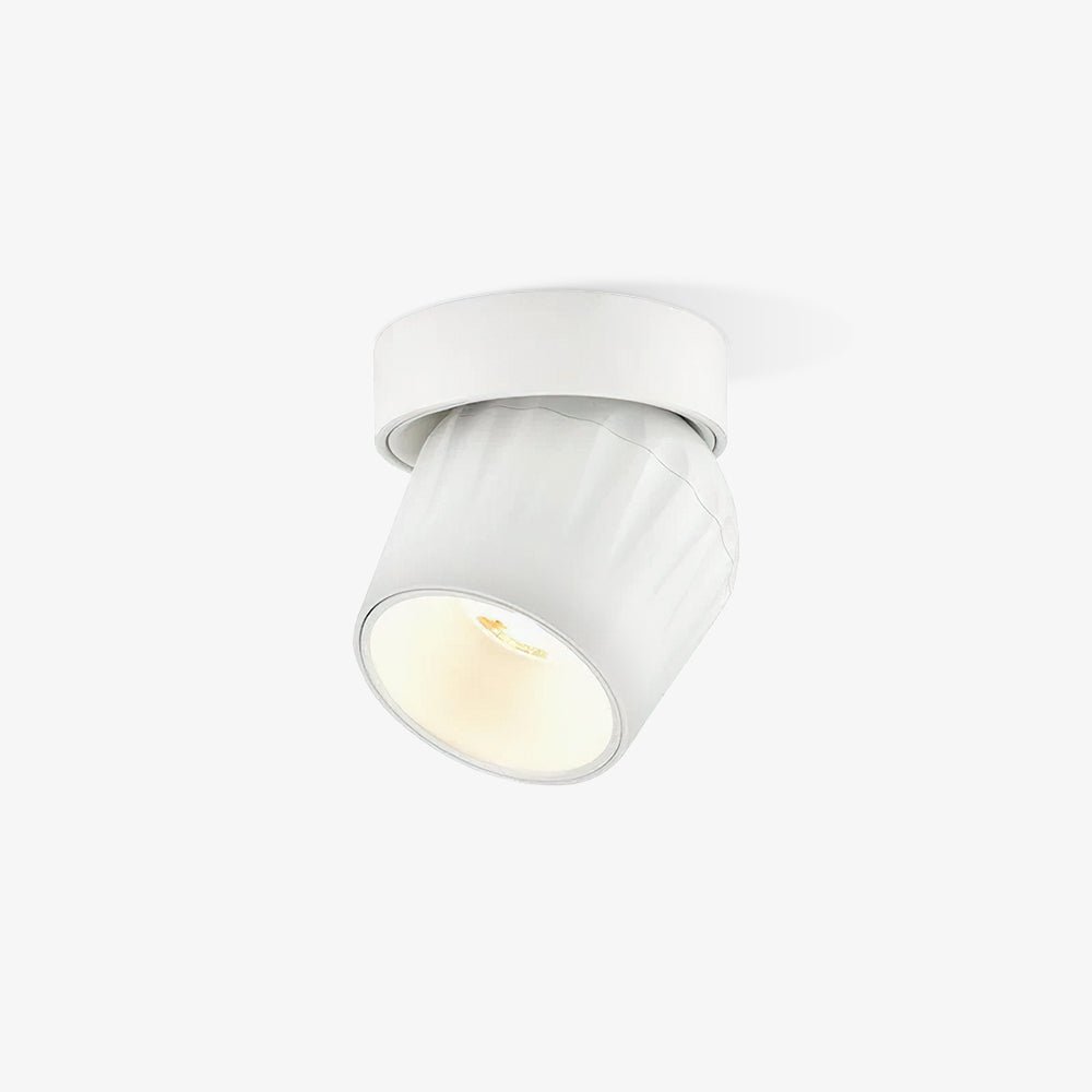 Solara Projecteur aluminium nervuré rotatif minimaliste - Neutralighting