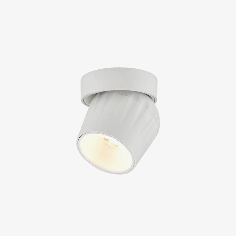 Solara Projecteur aluminium nervuré rotatif minimaliste - Neutralighting
